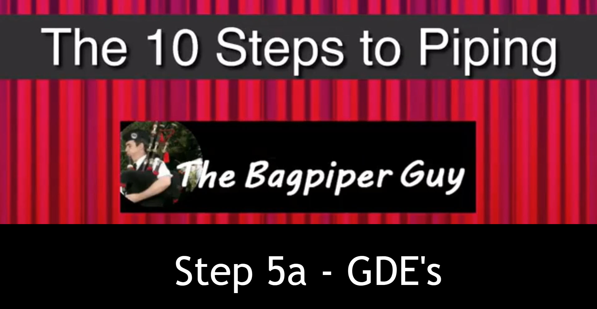 Step 5a - GDE's